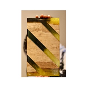 2026 Hot Selling Wood & <b>Resin</b> Coasters Party Wedding Decor Luxury Attractive <b>Epoxy</b> <b>Resin</b> With Wood Coasters Set at Best Price - Product Image 2