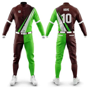 Uniforme de Béisbol Deportivo Informal Personalizado, Uniformes de Béisbol Nuevos con Diseño de Logotipo Impreso Personalizado de la Mejor Calidad, Venta al Por Mayor OEM - Product Image 1
