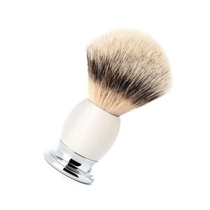 Brocha de Afeitar de Pelo Sintético para Hombre con Mango de Madera para Salón y Cuidado de la Barba, Herramientas Profesionales de Salón, Madera Cómoda - Product Image 6