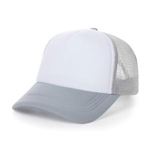 Gorra Trucker de Malla Blanca y Gris, 6 Paneles, Ajustable, Unisex, para Adultos, Primavera/Verano, Transpirable, Impermeable, con Diseño de Animales/Letras, 100% - Product Image 3