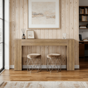 Consolle Lunga in Legno di Lusso Moderna con Vano Portaoggetti per Casa, Appartamento, Hotel - Arredamento Contemporaneo per Soggiorno - Product Image 5