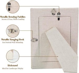 กรอบรูปประดับลูกปัดสำหรับแขวนผนังหรือวางบนโต๊ะ |   กรอบรูปสไตล์โบโฮสุดน่ารัก สวยงามแบบพิเศษ พร้อมแผ่นอะคริลิก | - Product Image 2