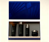 Boîtes cadeaux de luxe en carton gaufré recyclable Gymic avec éponge, matériaux recyclés pour parfum pour homme, poudre libre, crème pour les yeux, vernis à ongles