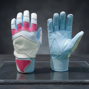 ถุงมือหนังสำหรับตีเบสบอล สั่งซื้อจำนวนมาก ถุงมือกีฬาระบายอากาศได้ดี ปรับแต่งได้ อุปกรณ์เบสบอลสำหรับผู้ชาย ราคาโรงงานโดยตรง รับทำโลโก้ตามสั่ง - Product Image 1
