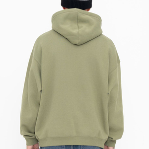 Sweat à capuche en molleton de coton pour homme, manches longues, vêtement d'hiver tendance, grandes tailles, pour garçons, avec broderie - Product Image 2