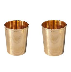 แก้วน้ำทองแดงคันซาแบบมันเงา-200มล. แก้วน้ำทองแดงอายุรเวทเพื่อสุขภาพ - Product Image 2