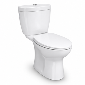 Inodoro de Lujo de Dos Piezas EWC con Sifón en Forma de P y S, Ahorro de Agua, Doble Descarga, Sanitario para Baño - Product Image 1