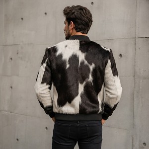 Chaqueta <span class=keywords><strong>de</strong></span> Motociclista <span class=keywords><strong>de</strong></span> Cuero para <span class=keywords><strong>Hombre</strong></span> LEATHER SPOT, con Capucha, Transpirable, Estilo Casual <span class=keywords><strong>de</strong></span> Verano, Cierre <span class=keywords><strong>de</strong></span> Cremallera, Forro <span class=keywords><strong>de</strong></span> Poliéster - Product Image 2