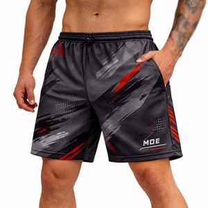 Pantalones Cortos de Entrenamiento de Malla Sublimados Personalizados MOE, Ropa Deportiva para Gimnasio, Cordón Elástico, Ropa Deportiva de Alto Rendimiento, Fabricación al por Mayor - Product Image 2