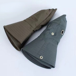 Chapeau de soleil pliable personnalisé pour la randonnée, la pêche, la plage, avec cordon, chapeau de pêcheur de type safari, protection UV - Product Image 4