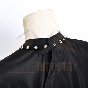 Overol de Trabajo Unisex Negro de Poliéster Resistente al Agua y al Polvo de MIRAS INDUSTRY con Certificación CE Oeko-Tex y Detección de Agujas - Product Image 3