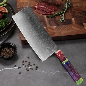 Couteau à découper en acier Damas industriel fait main, style Viking, avec manche en bois, écologique, ambidextre, pour la découpe de viande - Product Image 6