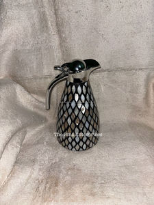 Carafe Arabe Moderne de Luxe en Nacre pour Boissons Chaudes et Froides, avec Incrustation de Coquillages, Pichet à Eau en Acier Inoxydable, Théière MOP - Product Image 6