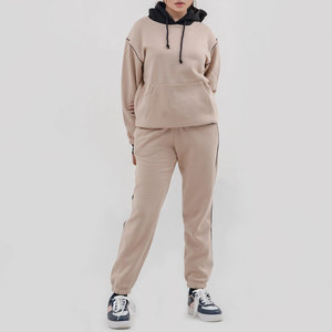 Nuevo Conjunto Deportivo de Dos Piezas para Mujer, Hecho a Medida, Sudadera con Capucha y Pantalones Deportivos para Gimnasio y Running - Product Image 4