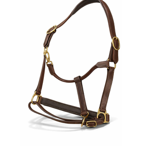 Harnais pour cheval en cuir véritable de qualité supérieure Royal International, réglable et rembourré, avec ferrures en laiton massif, professionnel - Product Image 1