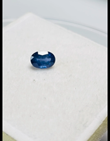 Saphir bleu naturel certifié IGI, taille ovale, 1,03 ct, qualité AAA, avec un lustre sublime, belle couleur, parfait pour la polissage.
