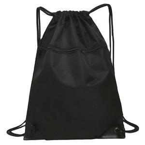 Bolsa Deportiva Básica con Cordón, Mochila de Gimnasio, Bolsa de Viaje, Bolsa de Playa, Bolsa de Compras de Malla, Se Acepta Logotipo Personalizado - Product Image 2