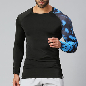 <b>Top</b> Quality Knitted Compression Shirts for Men-Elastic Long Sleeve Breathable Quick Dry Eco-Friendly Fitness Wear gym wear Men - Product Image 1