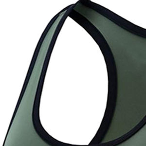 Soutien-gorge de sport pour femmes, tendance, de qualité supérieure, multicolores, simple, à col halter, pour l'entraînement - Product Image 6