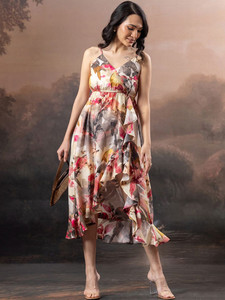 Vestido Midi/Maxi Casual Elegante sin Mangas para Mujer, Estampado a Mano, de Algodón Natural Transpirable, para Ocasiones Especiales - Product Image 3