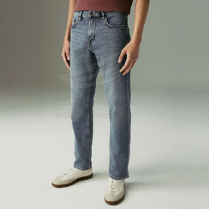 Jean Homme Personnalisé Léger Décontracté à Boutons 100% Coton Écologique Respirant Coupe Slim Haute Qualité – Grande Vente - Product Image 2