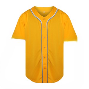 Maillot de baseball et de softball respirant pour hommes, personnalisable avec nom et numéro d'équipe, 100 % polyester - Product Image 1