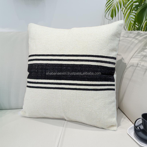 Woven Decorative Cushion Cover for Bed <b>Sofa</b> Cheap Price Sustainable Woven Throw <b>Pillow</b> Covers for Home Decor Boho Cushion Cover - Product Image 6