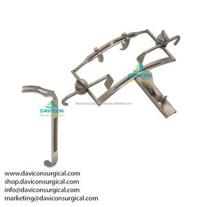 DAVICON DE-14064 Retracteur manuel en acier inoxydable Dingman Paladar Fisurado, instrument de chirurgie maxillo-faciale - Product Image 4