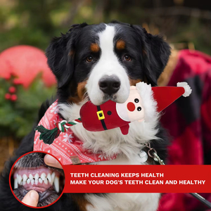 <b>Pet</b> Plush Vocalization Christmas <b>Toys</b> <b>for</b> Dogs Cotton Rope Deer Snowman Corduroy Dog Bite Comfort <b>Interaction</b> <b>Pet</b> Accessories - Product Image 5