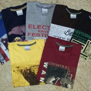 Camiseta de Alta Calidad de 400g con Cuello Ajustado, Estilo Urbano, 100% Algodón, para Hombre, Lisa, para Impresión Personalizada - Product Image 2