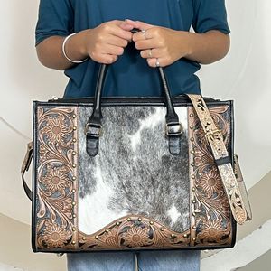 Sac à main en cuir de vachette véritable, forme cœur, décoré de fleurs, fabriqué à la main, pour femmes, sac de voyage, Super September Factory. - Product Image 2