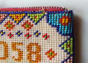 Bohemian Style Coin <b>Pouch</b> Beaded Embroidered Handmade Coin Purse with Zipper Closure Eco-friendly Customized Color for Unisex - Product Image 5