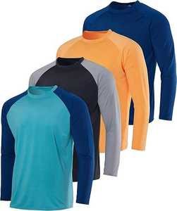 Camisetas de buceo de manga larga de poliéster/spandex transpirables, anti-UV y de alta calidad, de compresión y secado rápido. - Product Image 3