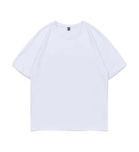 Camiseta de Algodón de Color Sólido para Hombre, Talla Grande, Manga Corta, Cuello Redondo, Estilo Casual, Tejido Liso - Product Image 5