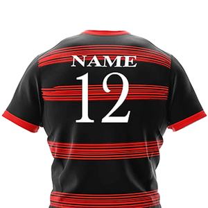 Nouvelle arrivée, vêtements de sport pour hommes, uniforme de rugby, tissu polyester personnalisé, séchage rapide, anti-décoloration, taille adulte, vêtements d'équipe - Product Image 4