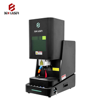 Bec Laser 50w 60w 3D fermé Fiber métal Laser Machine de gravure pour or argent bijoux en acier inoxydable Incrave Machine anneau
