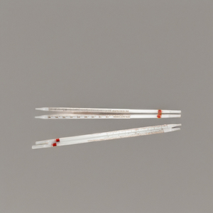 Pipeta Graduada de Vidrio para Laboratorio con Bulbo de Goma |   Pipeta de Laboratorio para Estudiantes para Experimentos Químicos y de Biología - Product Image 1