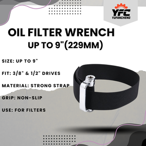 YUFANCHENG 2001 Brand New 9 Inches Rust-Proof Nylon/PVC <b>Oil</b> <b>Filter</b> Band <b>Wrench</b> Premium Hand Tool - Product Image 2