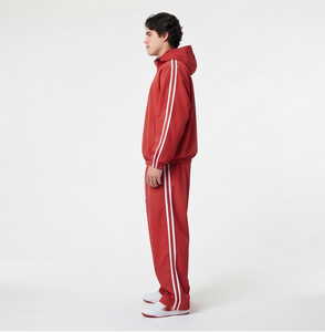 Men Baggy Hoodie Tracksuit Casual 100% Polyester Loose Fit Sporty Style Breathable Knitted <b>Oversize</b> Sweat Hoodie And <b>Jogger</b> Pant - Product Image 4