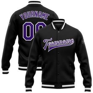 Wholesale Direct OMMIZ INDUSTRY Custom Black <b>Red</b>-Gold Bomber Full-Snap Varsity Letterman Two Tone <b>Jacket</b> - Product Image 3
