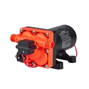 Pompa Acqua 12V DC per Camper 6 GPM (22.7 L/min) a 4 Camere Autoadescante a Diaframma con Pressostato Automatico 70 PSI per Uso Marino - Product Image 1