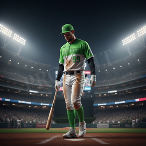 Personalized Baseball Uniform Short Sleeve V Neck Jersey and Pants Set Lightweight Sportswear for School Club Team Training - Product Image 3