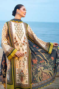 Pakistani Indian <b>Dress</b> Designs in Cozy Winter <b>Linen</b> Collections Casual Wear Salwar Kameez - Product Image 2