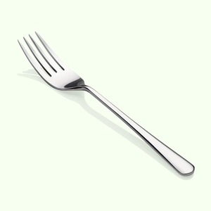 GLOSSY TOUCH ART Juego de 6 Cucharas y Tenedores para Postre de Acero Inoxidable Contemporáneo, Portátil para Comer, Tono Plateado, Diseño Elegante - Product Image 5