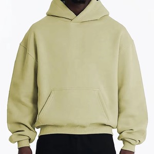 Sweat à capuche demi-zip personnalisé en velours 100 % coton de haute qualité 420 g/m² pour homme, coupe ample, graphisme personnalisé, écologique, court et oversize, idéal pour l'hiver - Product Image 4