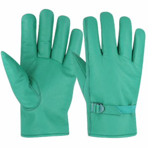 High Quality Grain Leather Working Safety <b>Gloves</b> Premium <b>Drivers</b> Work <b>Gloves</b> with Adjustable Buckle Strap - Product Image 2