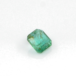 Émeraude naturelle zambienne octogonale 0,80 ct, pierre précieuse naturelle à facettes, prête à l'emploi pour la création de bijoux - Product Image 4