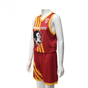 Professional Made Basketball Uniform Factory Manufactured Sports Wear Soft <b>Fabric</b> 100% Polyester Basketball Uniforms Hot Sale - Product Image 2