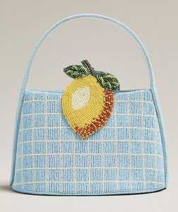 Sac à bandoulière blanc perlé avec broderie tomate rouge et perles de verre, pochette d'été pour femme, sacs à main à motif végétal, sacoche - Product Image 6