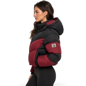 Veste matelassée pour femme, vêtements d'extérieur isolés de qualité supérieure, construction matelassée, tissu doux, léger, chaud, vêtements décontractés d'hiver, OEM - Product Image 4